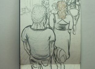 Sketchbook, Pamplona train station